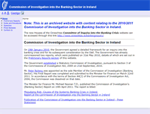 Tablet Screenshot of bankinginquiry.gov.ie